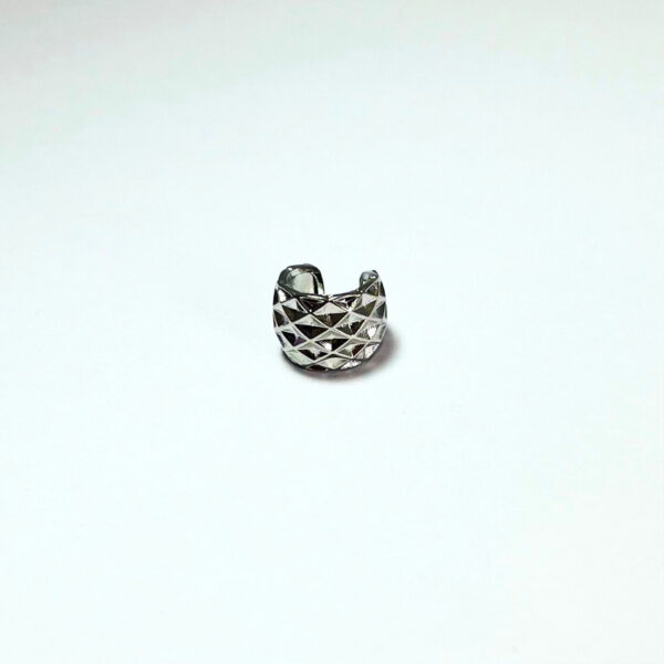 Earcuff Silver Rhombus - Image 2